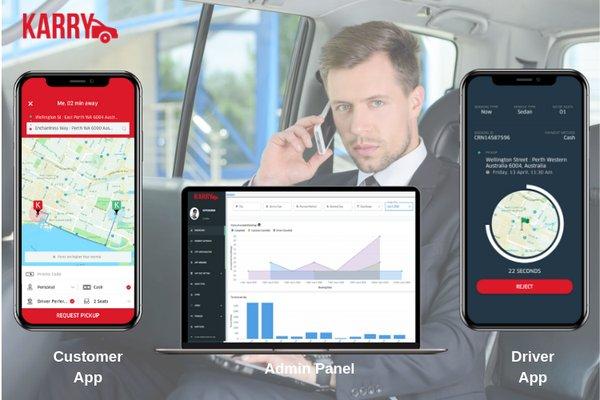 White-label taxi software with additional features inspired from to ride-hailing applications like Uber, Ola, Didi, Lyft & more