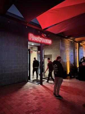 Actual restrooms