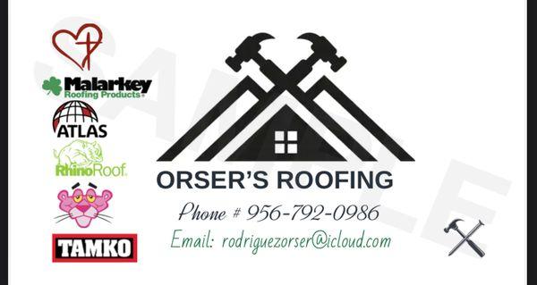 Orser's Roofing