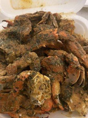 Blue crab tray warm