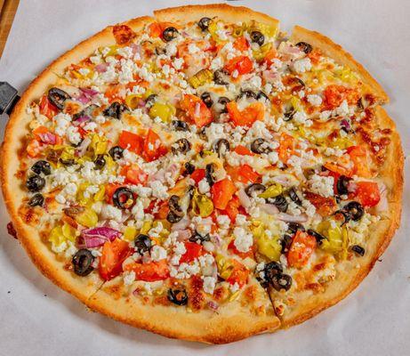 Greektown pizza. Soooooo good.