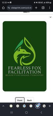 Fear Less Fox Facilitation