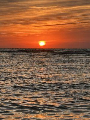 Sunset over the Gulf
