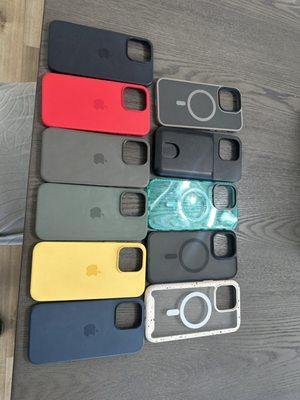 This is all my cases now they don't fit because they put a different back glass