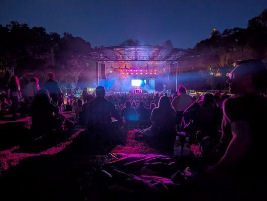 Once the show starts it's hard to get out without stepping over a bunch of people