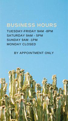 business hours