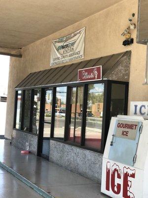 Water station with espresso bar.
