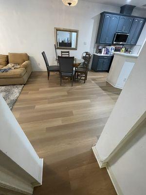 Flooring Update! Johnson luxury vinyl plank style Cellar House color Nebbiolo.