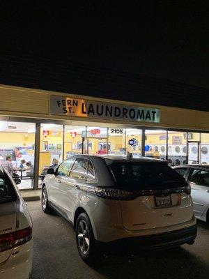 Fern St. Laundry Mat next to 7 eleven.