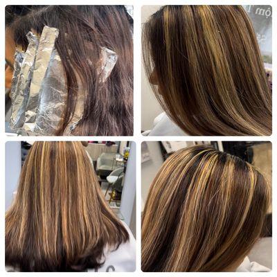 She likes a little highlight but it has to be really prominent.