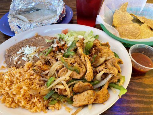 Chicken Fajitas (Lunch)
