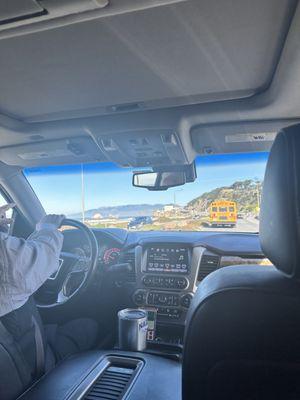 Car was clean, comfortable and took us on some cool routes to get to Napa Valley from the airport.