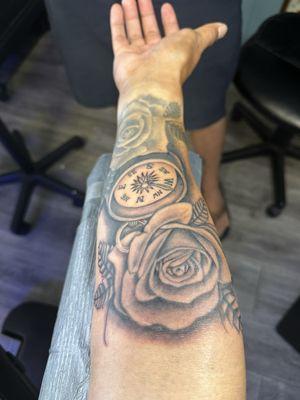 David's completed work.