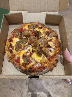 Personal size pizza 7 inch