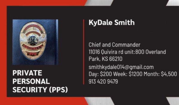 Private Personal Security