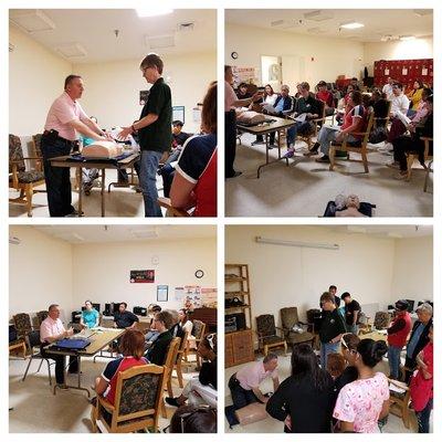 Complimentary Basic Life Support (BLS) training for both our clinical and non-clinical staff members.