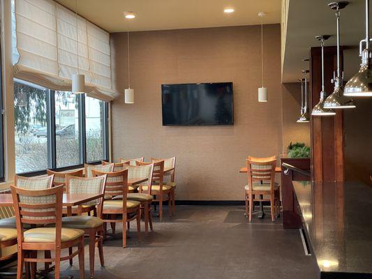 Family friendly dining.