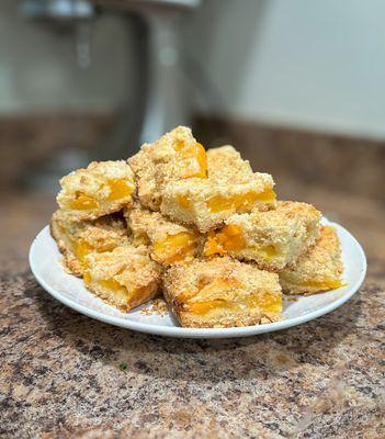 Peach bars!