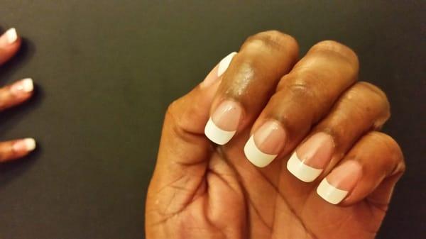 My Gel french manicure.