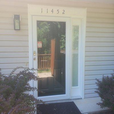 I had to get new numbers because they were touching the top of the door. They just acted like they weren't there.