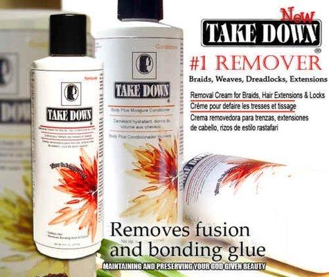 this is the super detangler we use. Take Down Remover