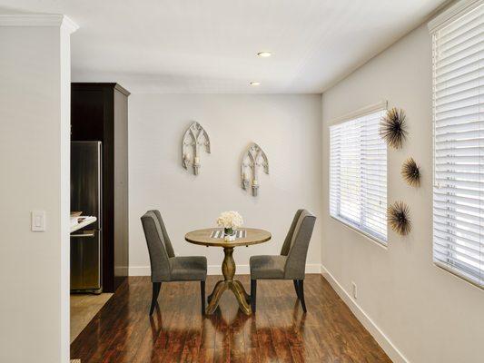 Many of the 1-Bedroom Apartments at Oakhurst 90210 include a Breakfast Nook