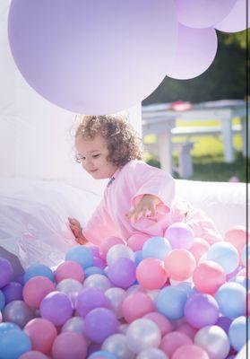 Modern luxury inflatable & ball pit rentals.