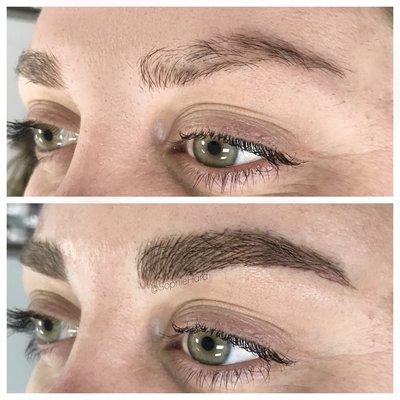 Model from my advanced Microblading course with the one and only Audrey Glass!