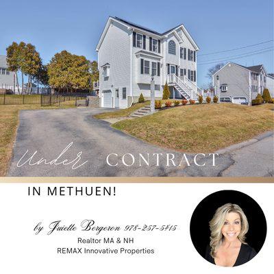 Under Contract in Methuen! Congratulations to my Buyer!