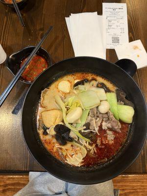 Extra spicy bone broth