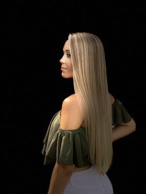 Balayage and baby lights!