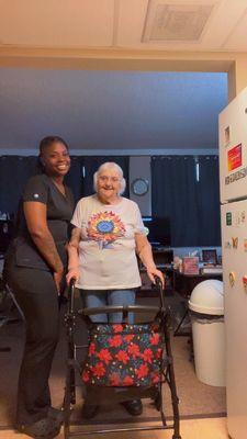 Celebrating a participant's birthday because we are their families.