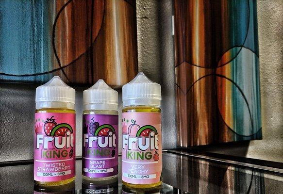 Fruit King 100ml bottles.