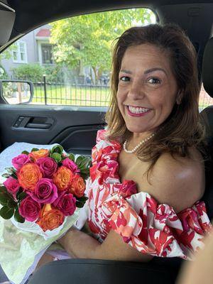 I loved my bouquet! My flowers were beautiful and fresh. I would highly recommend this florist for your special day.