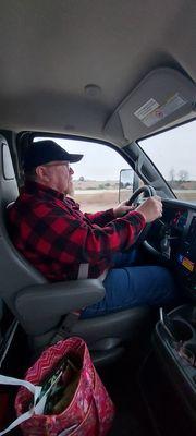 Driving back to Fort Wayne, Indiana in the Uhaul Truck we rented at Springfield Do It Center. We appreciate the great customer service.