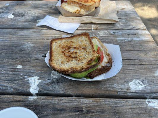 Avocado Grilled cheese