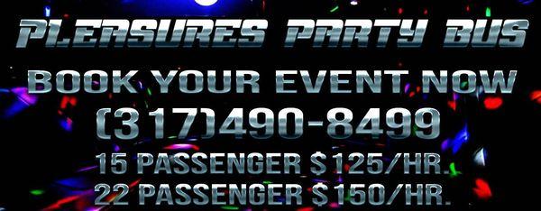 Pleasures party bus