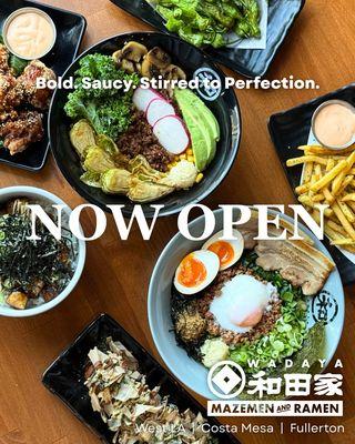 WADAYA is now OPEN