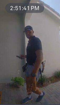 Solicitor/ sales person from Proforce. Rude and unprofessional.