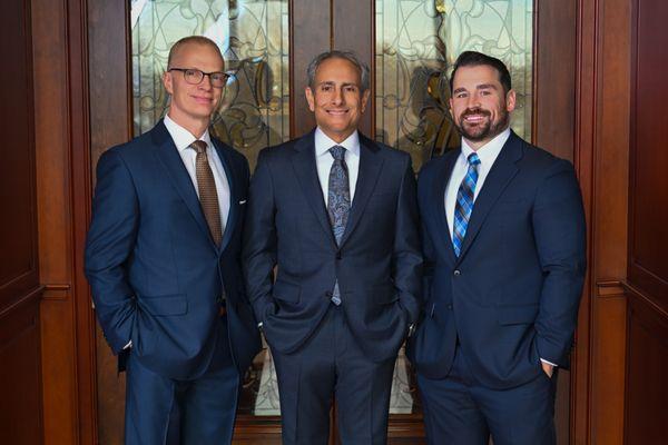 Team Photo: From left to right: Chris Larsen, Anthony Georgelis, TJ Sabatino