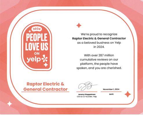 Raptor Electric & General Contractor