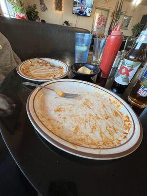 Empty plates