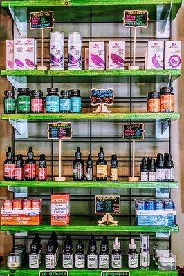 Pain Creams, Tinctures, THC Free.