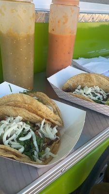 Tacos de pastor and tacos de arrachera