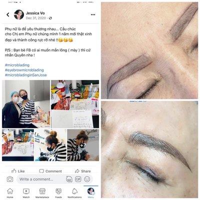 Feedback from loyal client since 2020, now she's back for combo Ombre & lips blushed