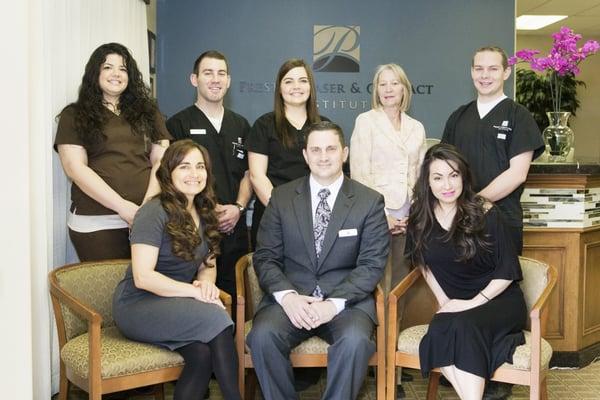 Dr. Todd Jackson and his Prestige Laser and Cataract Institute Team