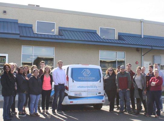 Seeking Health partnered with other community members to purchase a new food van for the Boys and Girls Clubs of Whatcom!
