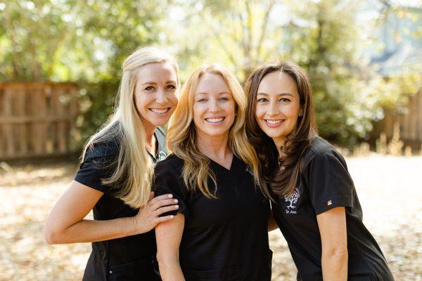 Our 3 exceptional Doctors at Bales Orthodontics: Dr Katie, Dr Ana and Dr King.