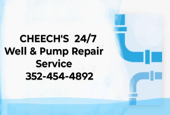 Cheech 24/7 Well & Pump Repair
