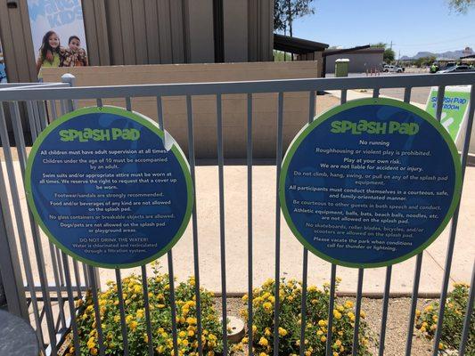 Rules and safety info.